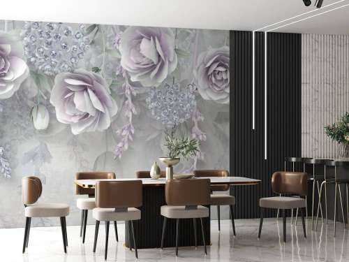Mur de fleurs