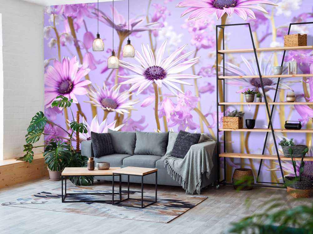 Fleurs violettes