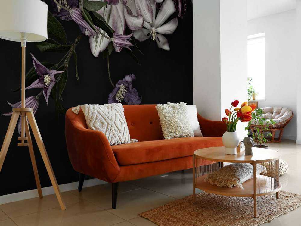 Mur de fleurs
