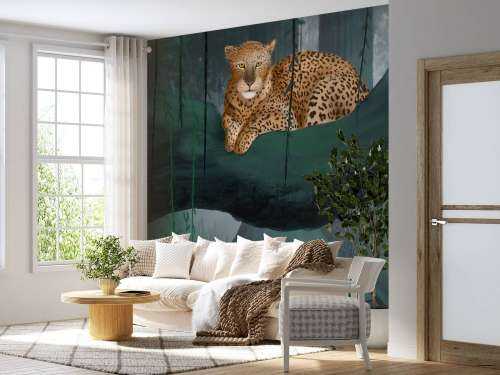 Guépard sur une branche