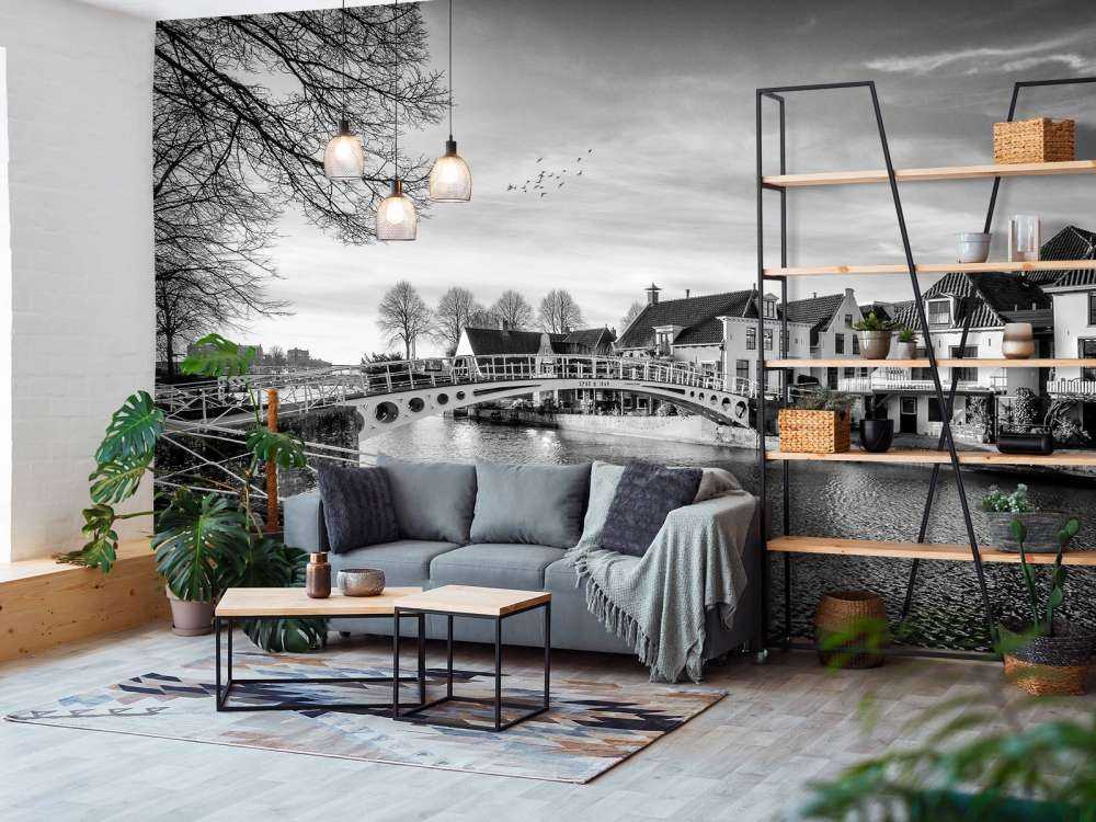 Ville fortifiée de Dokkum Pont sur le Klein Diep Frise 