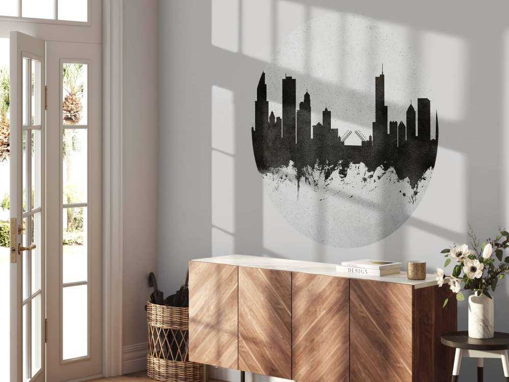 Aquarelle skyline, Chicago
