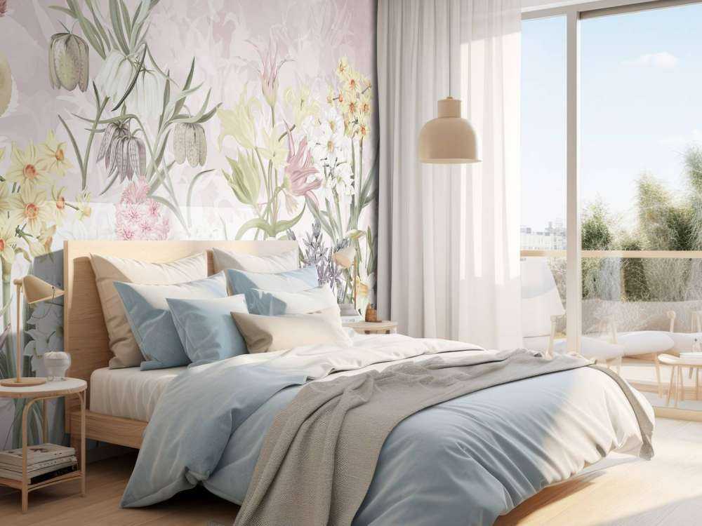 Fleurs de printemps - Rose pastel pétale