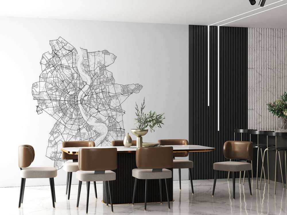 Plan de Cologne, blanc