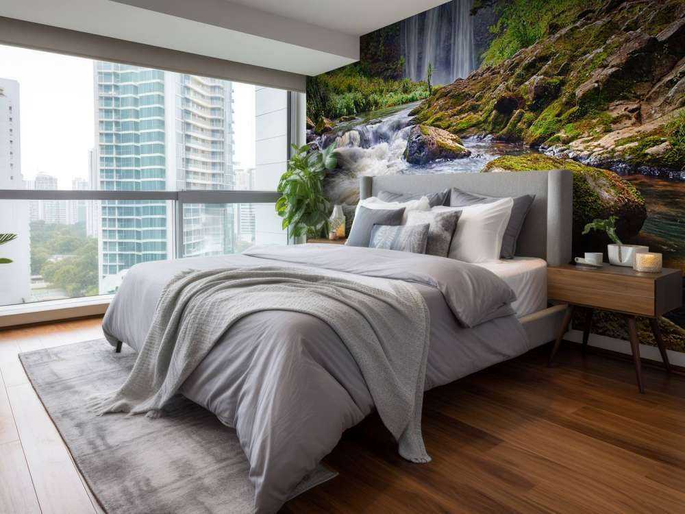 Cascade avec pierres