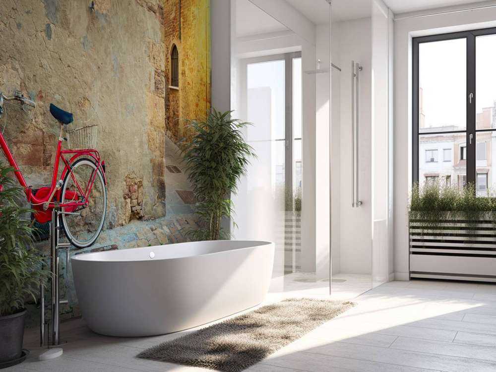 Vélo rétro rouge