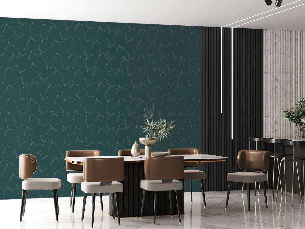 Motif de branches beu canard