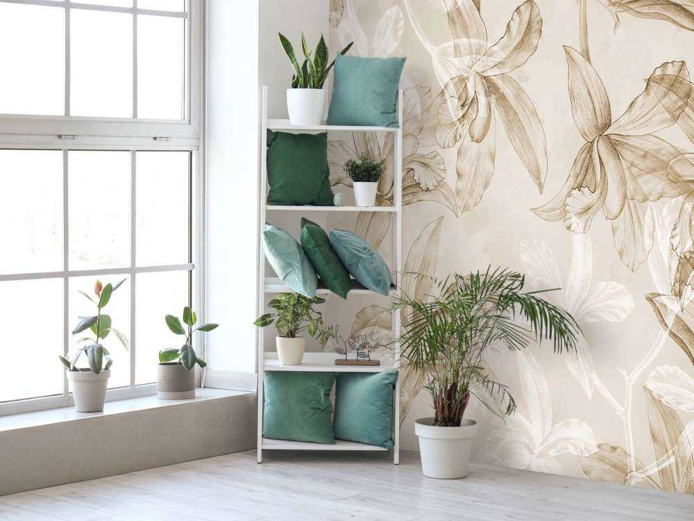 Rêverie d'orchidée sépia