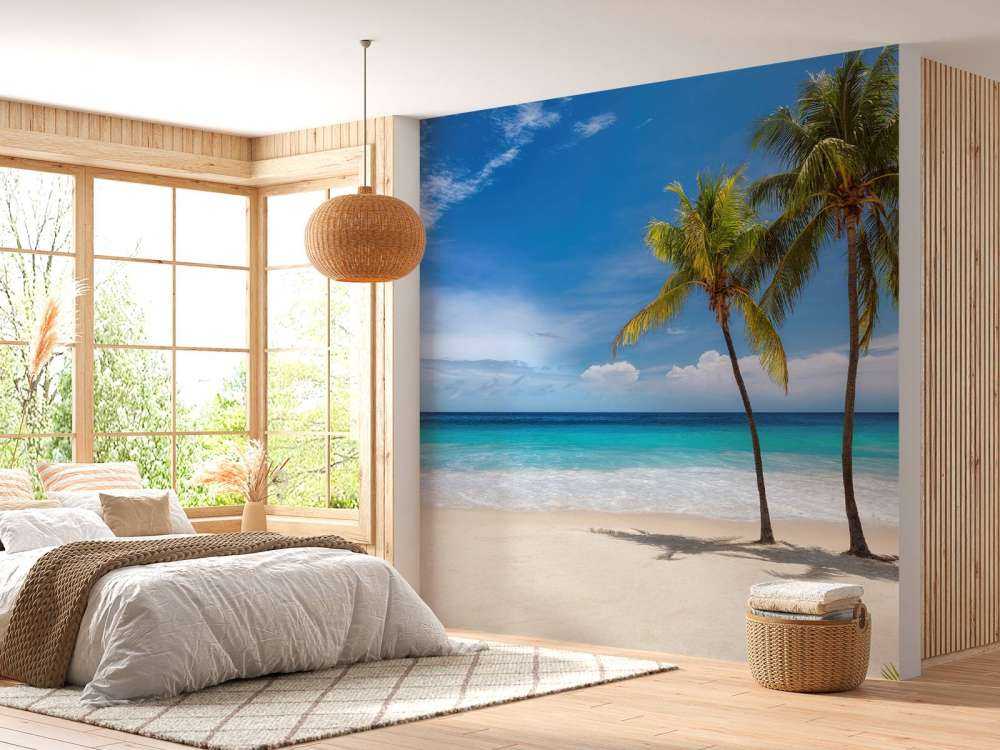 Plage de sable tropicale