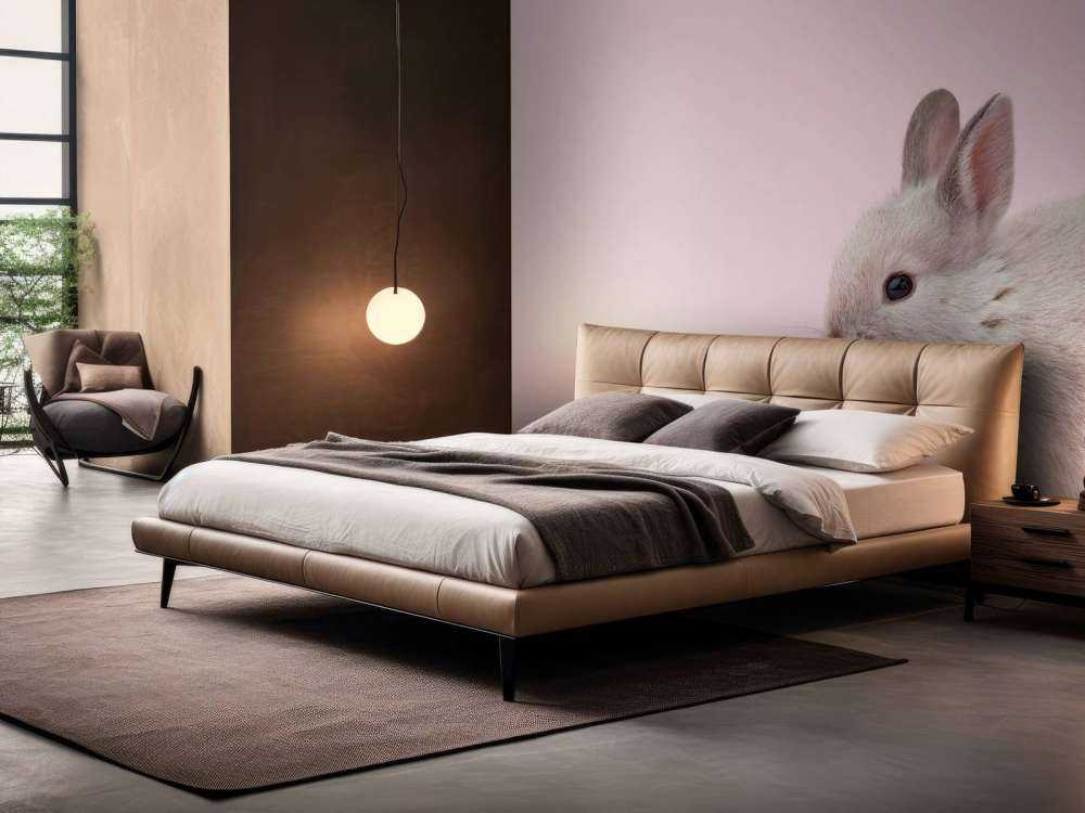 Lapin avec un œuf