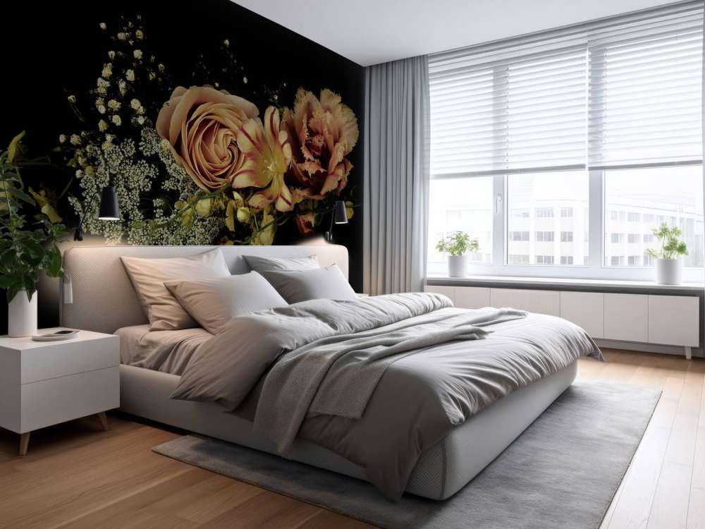 Guirlande de fleurs Vintage