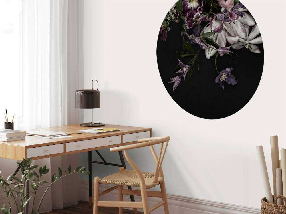 Mur de fleurs