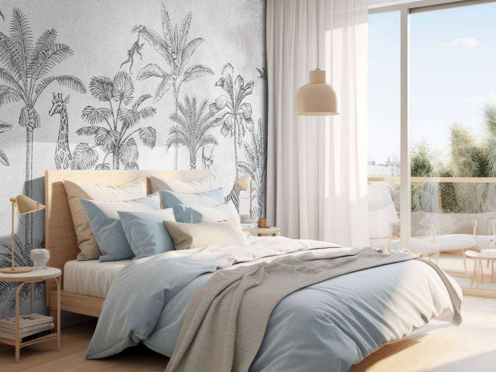 Animal tropical jungle gris