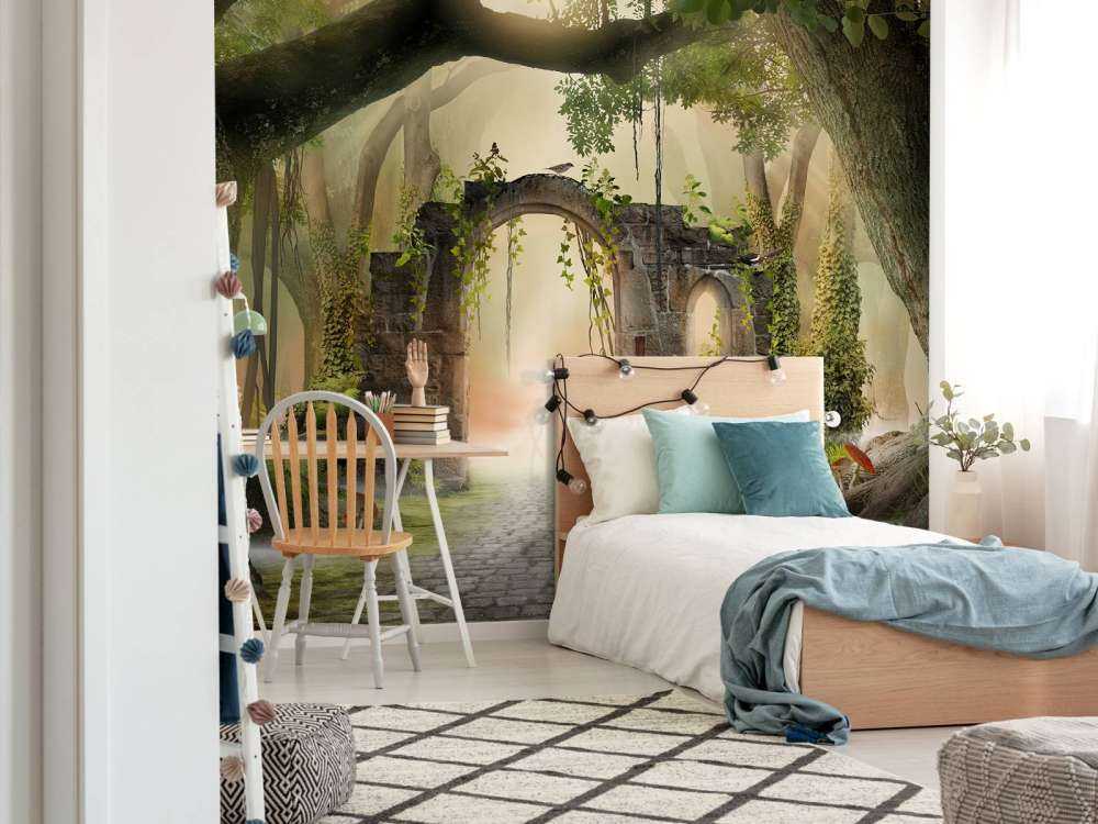 Forêt de conte de fées abandonnée