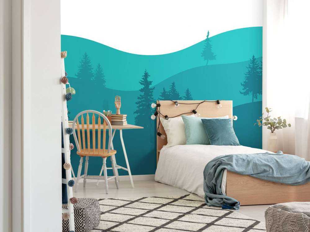 Paysage Turquoise